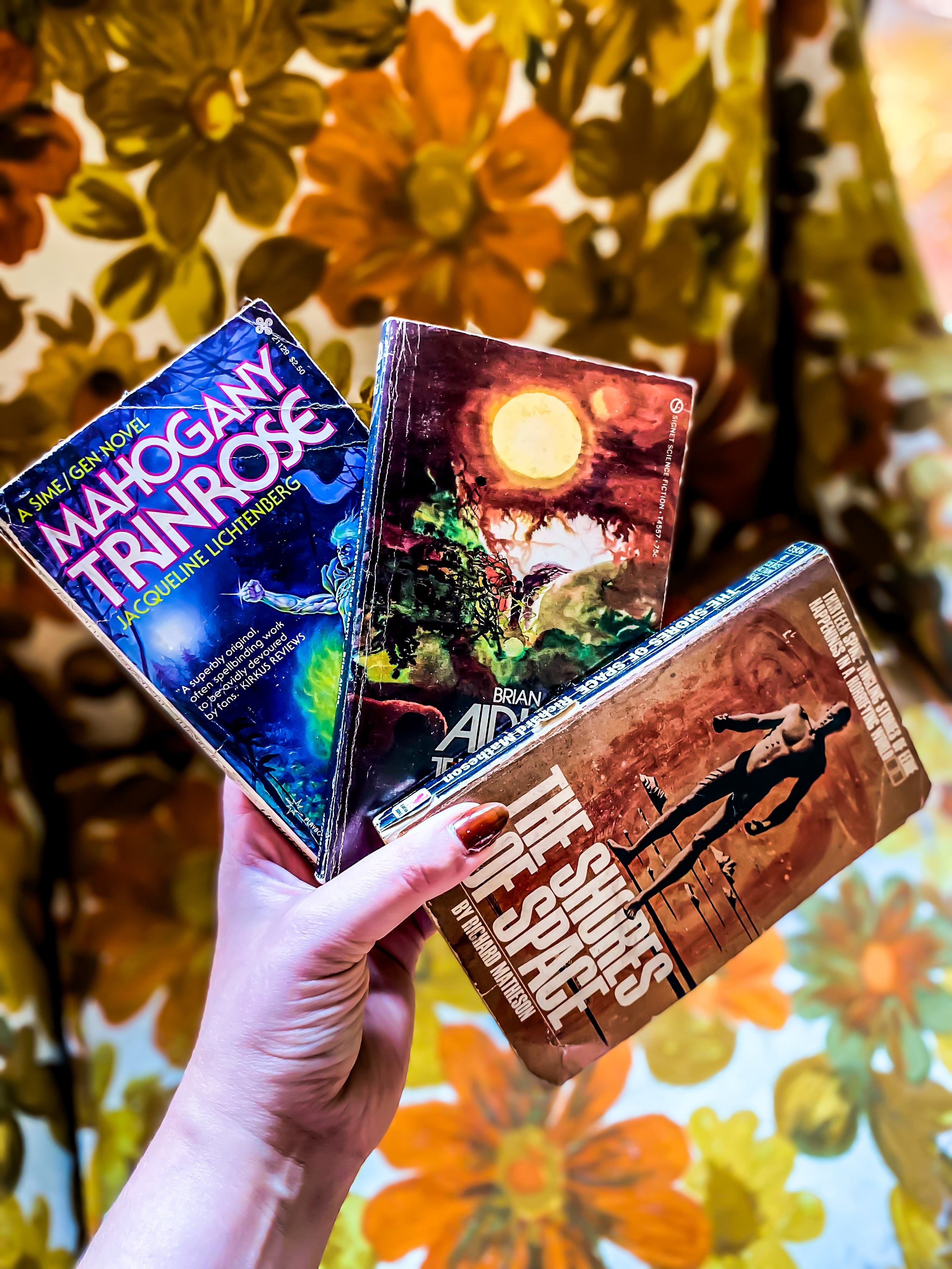 Vintage Sci-Fi Book Collection - 3 Classic Novels