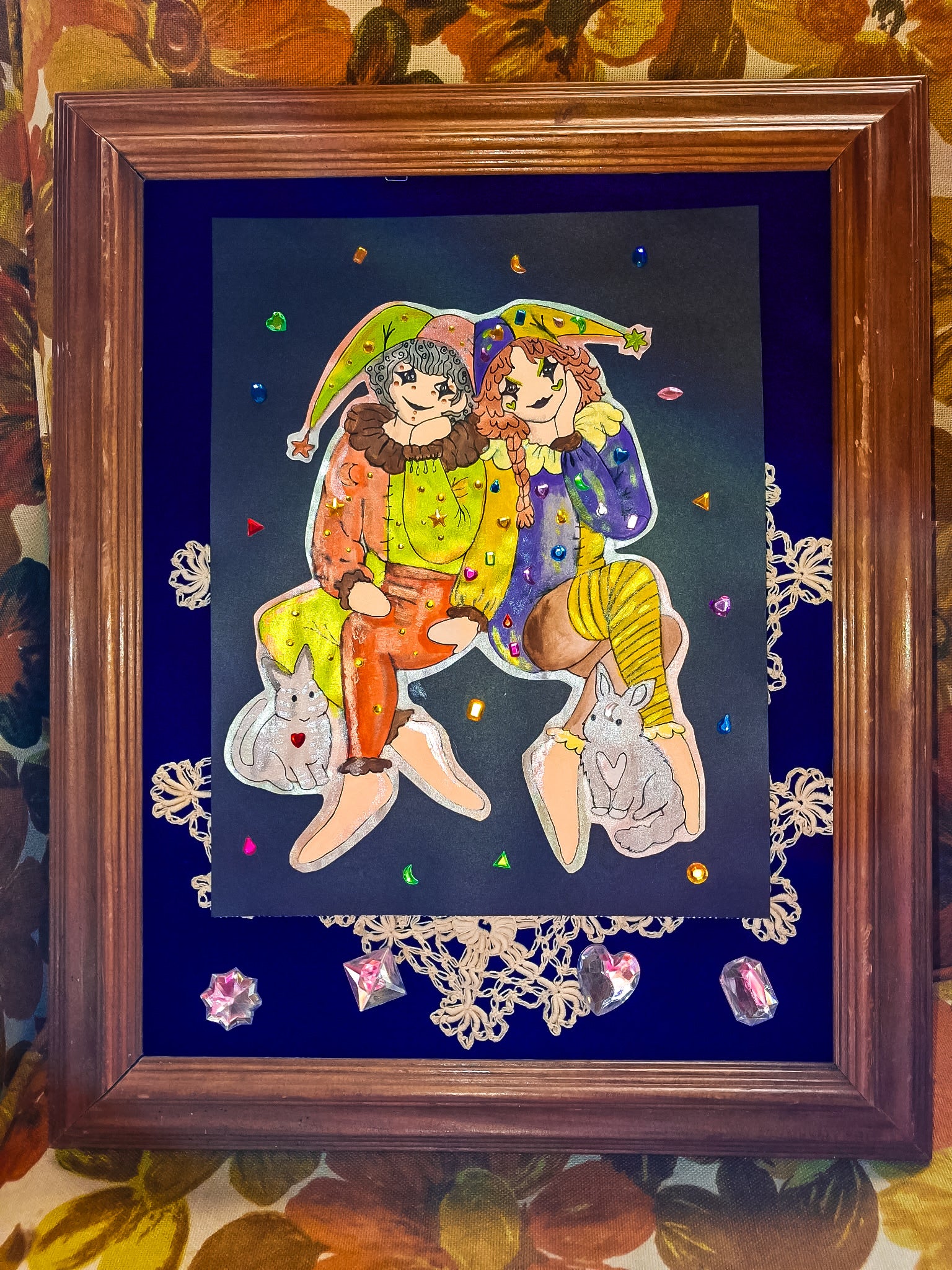 Custom Hand-Painted Whimsical Portraits