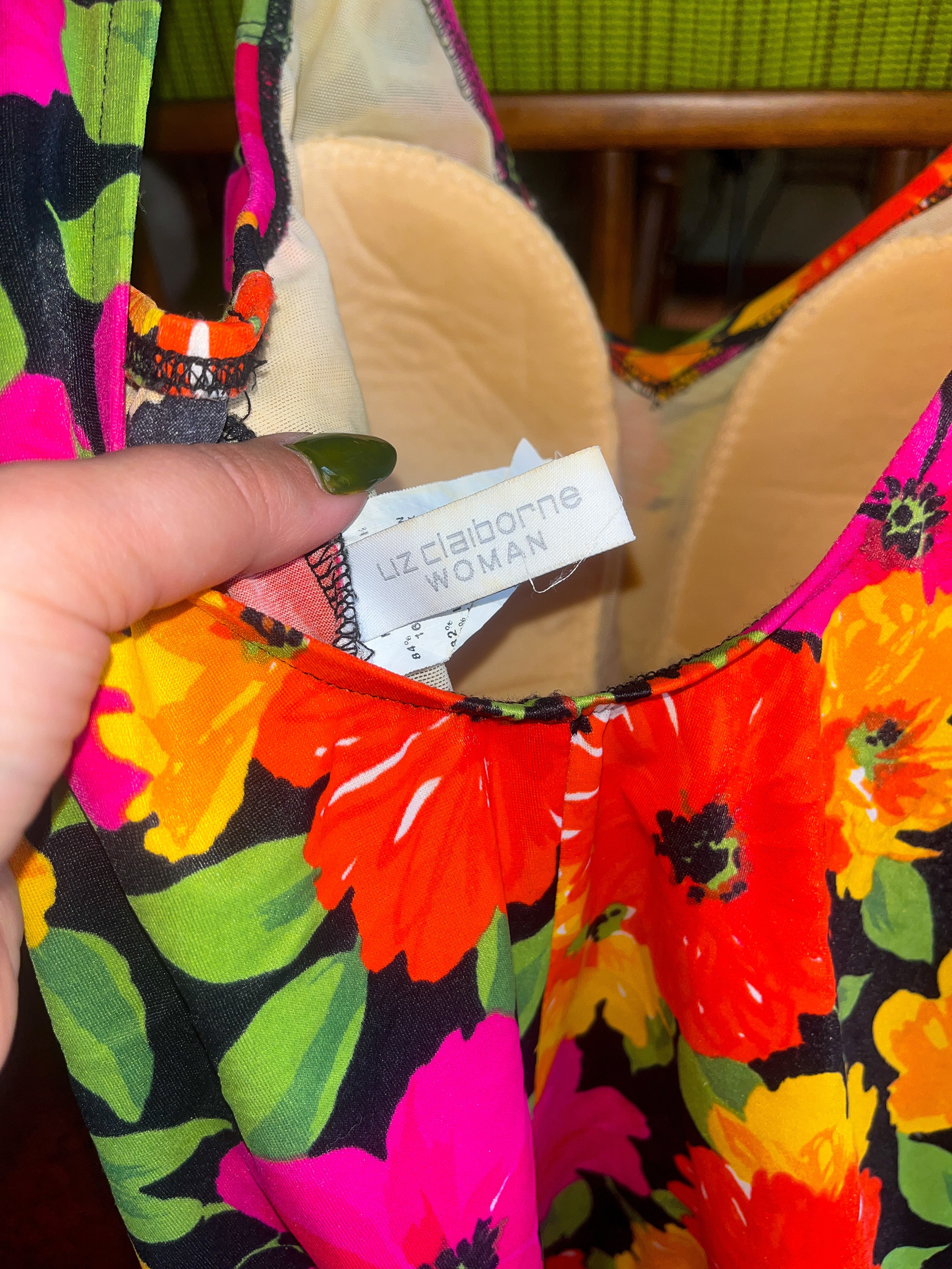 Vintage Floral One-Piece swimsuit